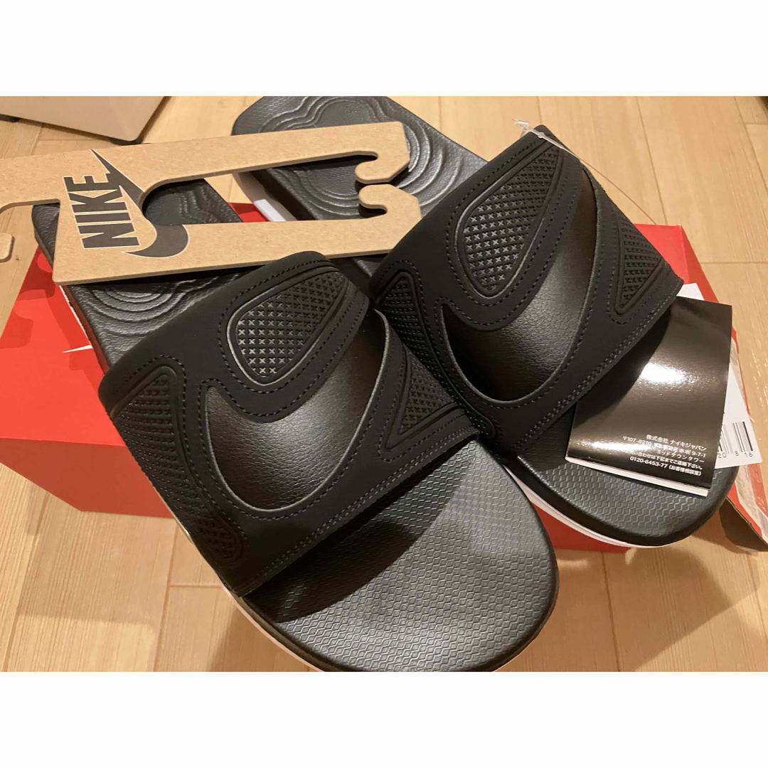 NIKE 29 カーキ　スリッパ　ナイキ　またか