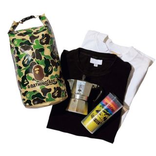 A BATHING APE - BAPE◇A BATHING APE／◇カモ迷彩ダッフルバッグ