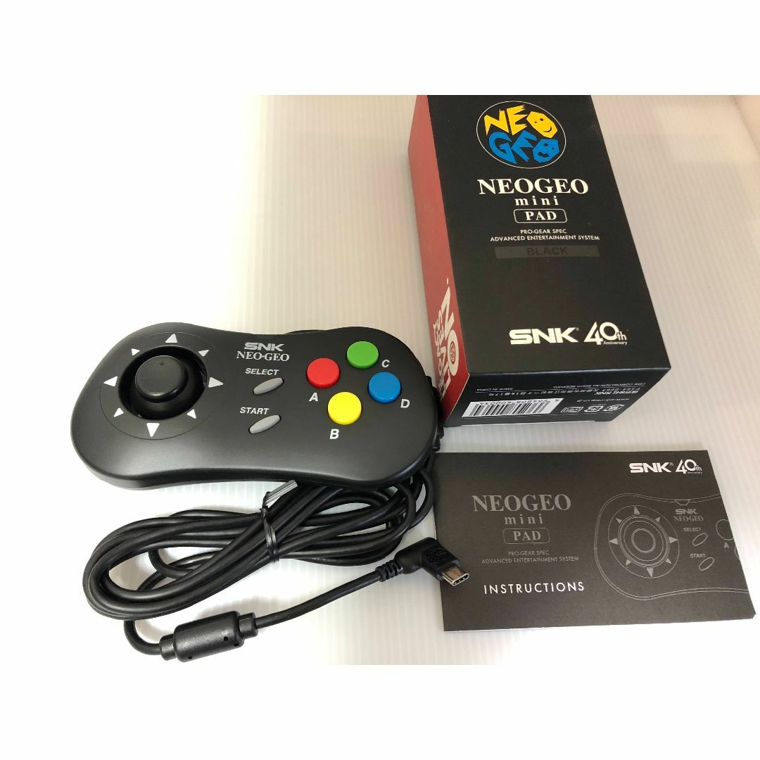 新品・未開封 NEOGEO mini ネオジオミニ コントローラーセット(黒)