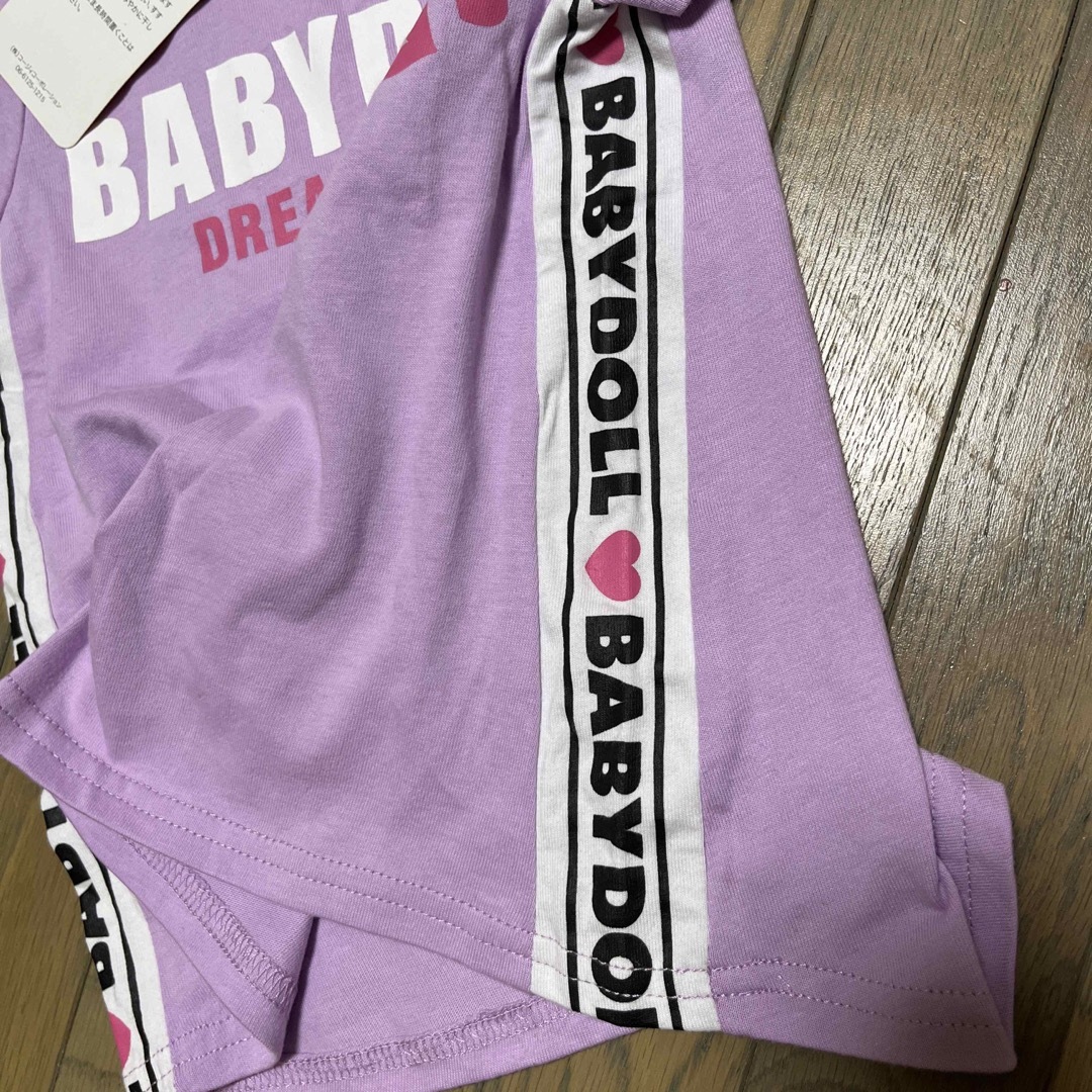 BABYDOLL(ベビードール)の【a様専用】新品　BABYDOLL AラインTシャツ　90サイズ キッズ/ベビー/マタニティのキッズ服女の子用(90cm~)(Tシャツ/カットソー)の商品写真