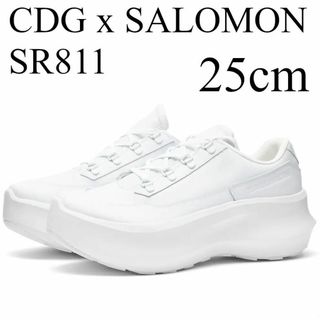 コムデギャルソン(COMME des GARCONS)の25cm　CDG x SALOMON　SR811 　白　定価６２９００円(スニーカー)