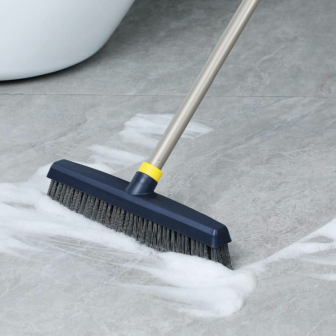 Cleanhome デッキブラシ 浴室掃除用ブラシ ほうき 室内 タイルブラシ