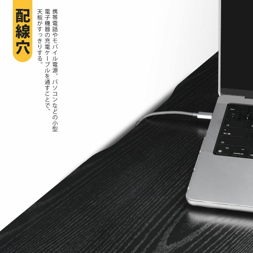 【色: 黒い】Maihail デスク 机 pcデスク パソコンデスク l字デスク