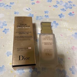 ディオール(Dior)のプレステージ ホワイト ル プロテクター UV ミネラル BB 00 新品未開封(BBクリーム)