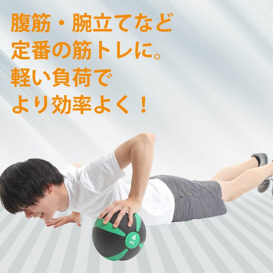 メディシンボール 『マニュアル付き』 筋トレ 体幹トレーニング 瞬発力アップ 週 4