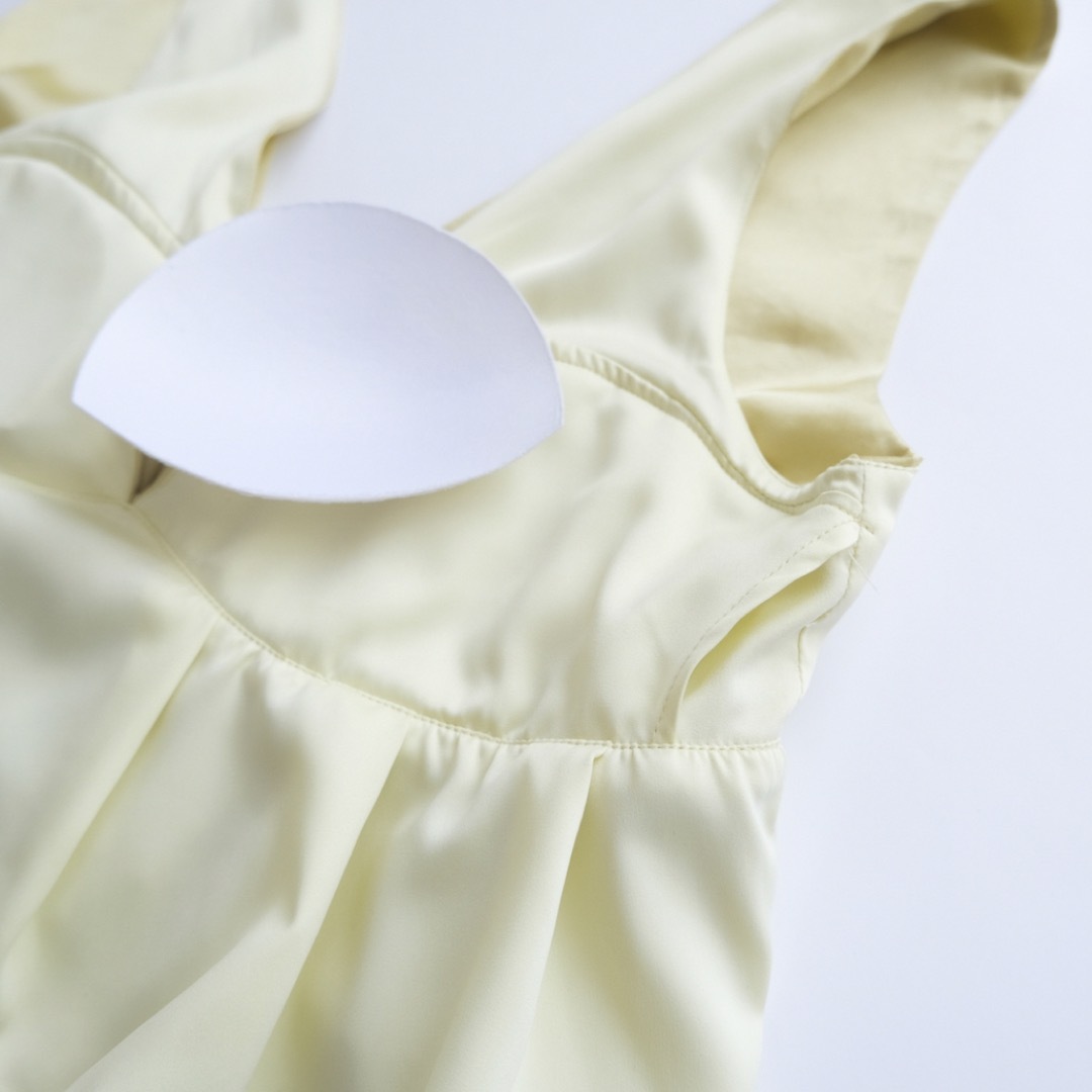 今季完売 searoomlynn パットinサテンフリルビスチェ