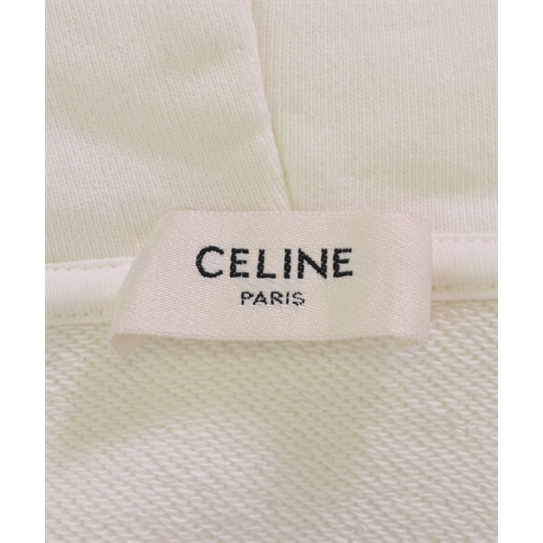 美品✨L CELINE セリーヌ長袖パーカー 白