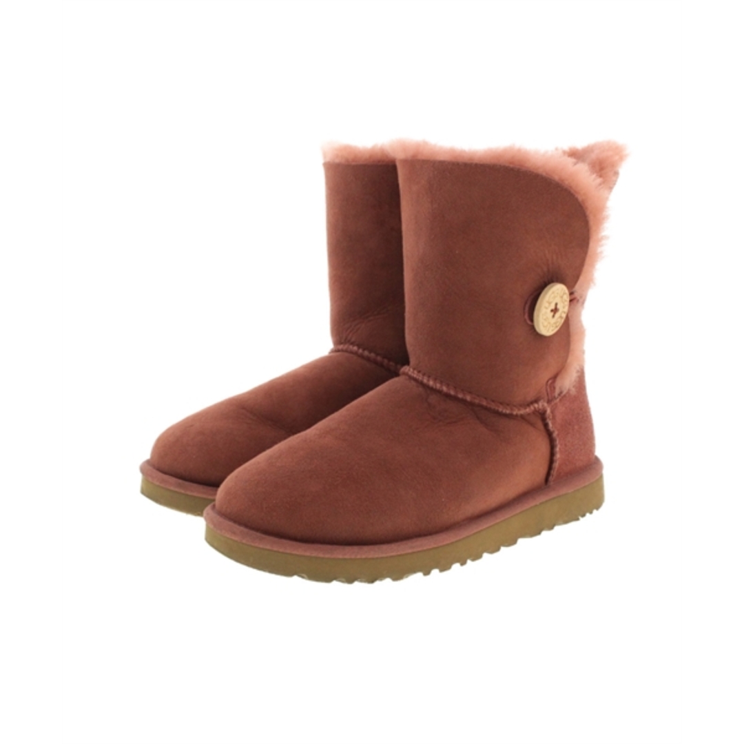 UGG australia アグオーストラリア ブーツ 24cm エンジ系 【古着】【中古】 | フリマアプリ ラクマ