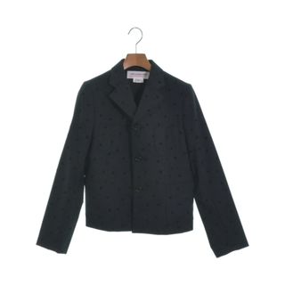 コムデギャルソンガール(COMME des GARCONS GIRL)のCOMME des GARCONS GIRL テーラードジャケット XS 黒 【古着】【中古】(テーラードジャケット)