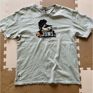 チャムス(CHUMS)のCHUMS 半袖Ｔシャツ／Lサイズ／霜グレー(Tシャツ/カットソー(半袖/袖なし))