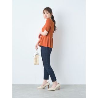 COHINA - COHINA シガレットパンツ インディゴ SHORT丈・Sサイズ 美品 ...