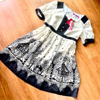 トップシークレット 未使用☆ANNA SUI ワンピース レース Mサイズ タグ