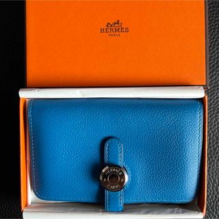 Hermes - 正規品 エルメス キーケース ボックスカーフ 黒 使用感有りの