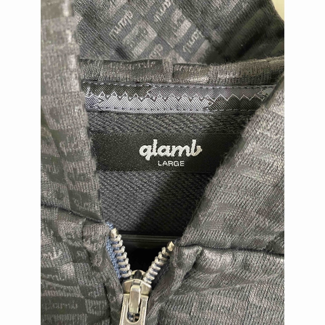 glamb(グラム)のglamb 総柄　パーカー メンズのトップス(パーカー)の商品写真