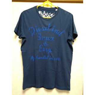 ディーゼル(DIESEL)のディーゼル　紺　Tシャツ　S size(Tシャツ/カットソー(半袖/袖なし))