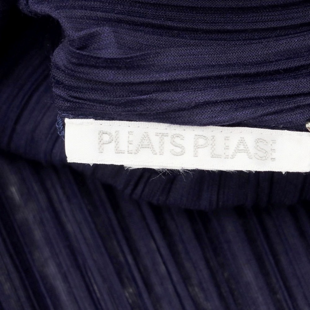 【中古】プリーツプリーズ PLEATS PLEASE 2023年春夏 プリーツ加工 ノーカラー ロングコート ダークパープル【サイズ表記なし(L位)】【レディース】 プリーツプリーズ PLEATS PLEASE 2023年春夏 プリーツ加工 ノーカラー ロングコート ダークパープル【サイズ表記なし(L位)】【レディース】
