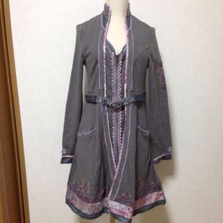 OZZ ワンピカーデガン(ひざ丈ワンピース)