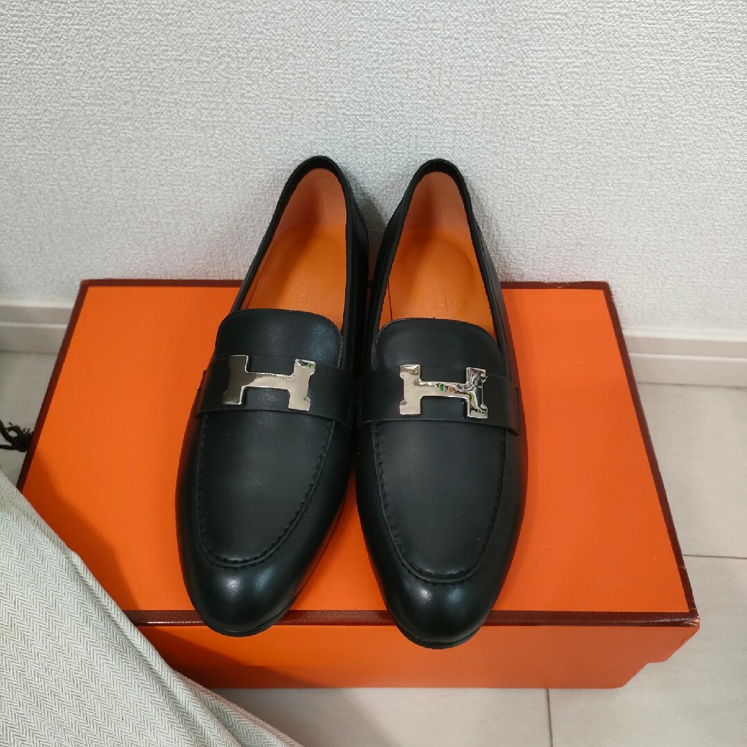 H金具 ローファー モカシンパリ好きな人にも エルメス好きさんにも H金具 ローファー モカシンパリ好きな人にも エルメス好きさんにも