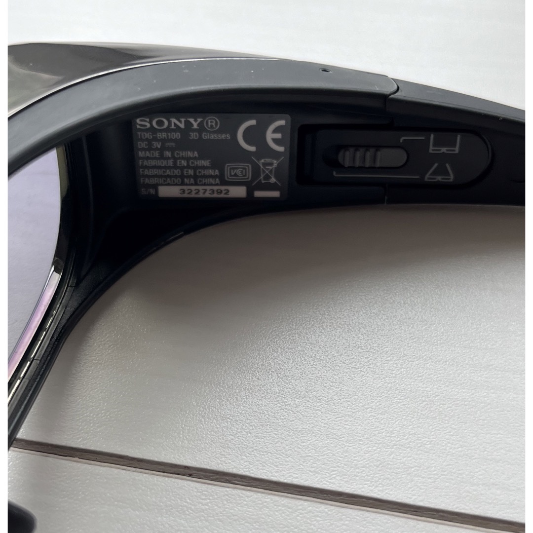 BRAVIA(ブラビア)のSONY 3Dメガネ TDG-BR100  スマホ/家電/カメラのテレビ/映像機器(その他)の商品写真