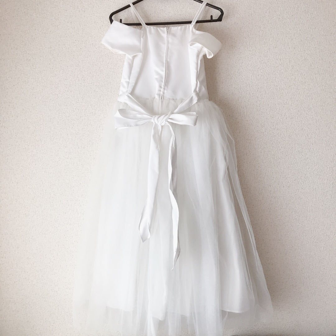 K.I.D. collection ドレス ワンピース ホワイト　白　プリンセス キッズ/ベビー/マタニティのキッズ服女の子用(90cm~)(ドレス/フォーマル)の商品写真
