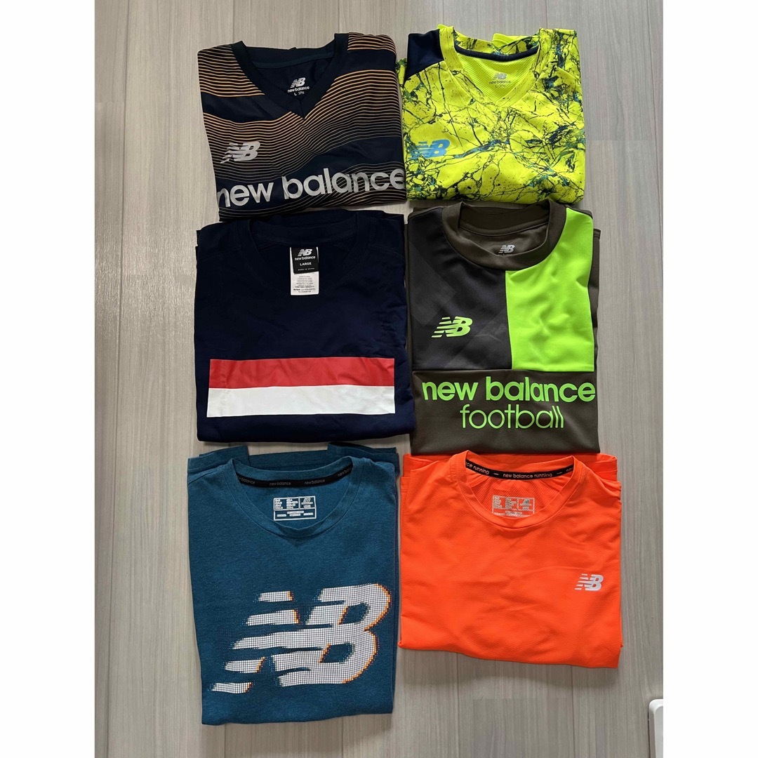 New Balance(ニューバランス)の☆最終値下げ☆ ニューバランス　シャツ各種6枚 スポーツ/アウトドアのサッカー/フットサル(ウェア)の商品写真