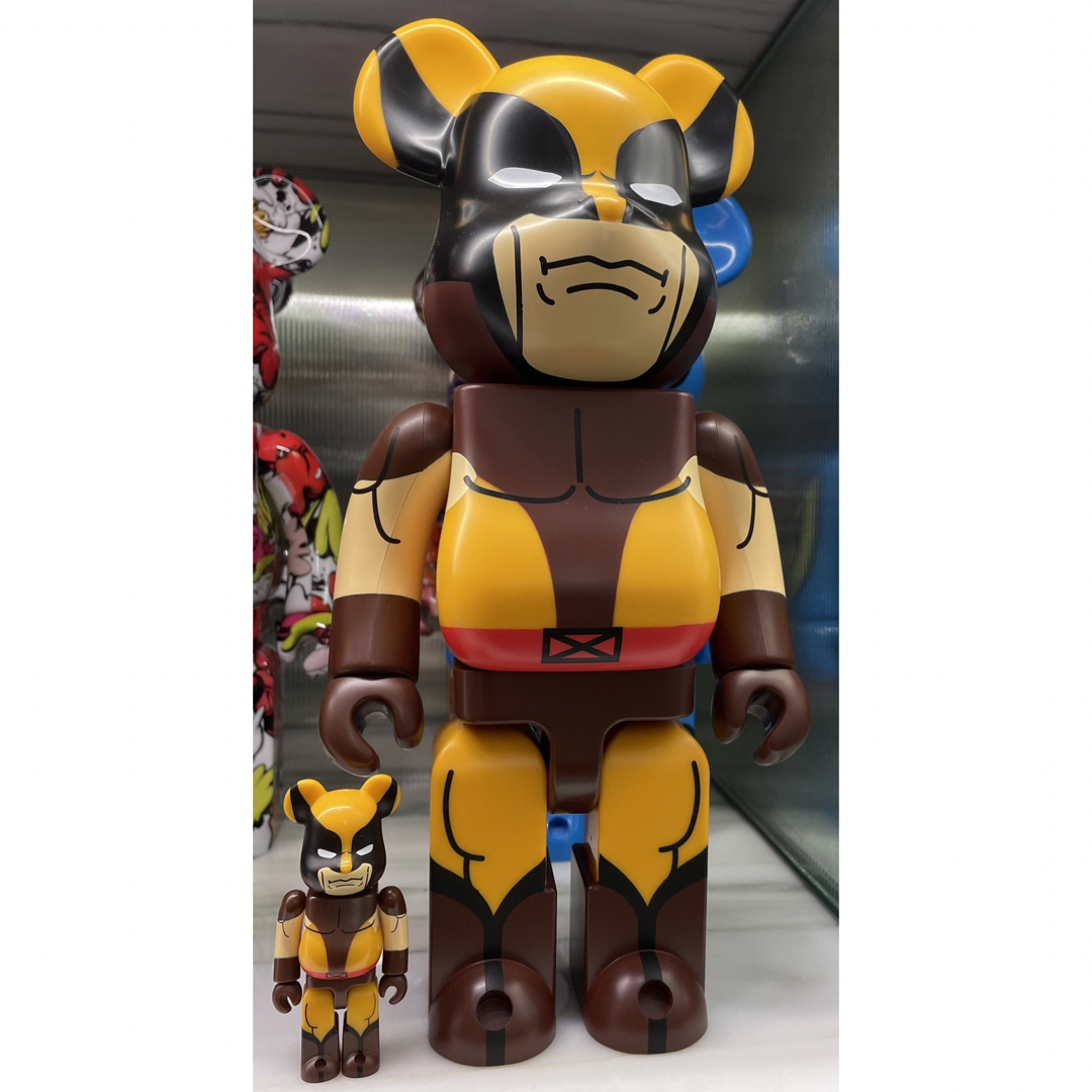 MEDICOM TOY - BE@RBRICK WOLVERINE BROWN Ver. 100%&400%の MEDICOM TOY - BE@RBRICK WOLVERINE BROWN Ver. 100%&400%の