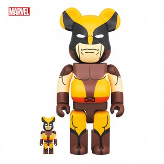 メディコムトイ(MEDICOM TOY)のBE@RBRICK WOLVERINE BROWN Ver. 100％&400％(その他)