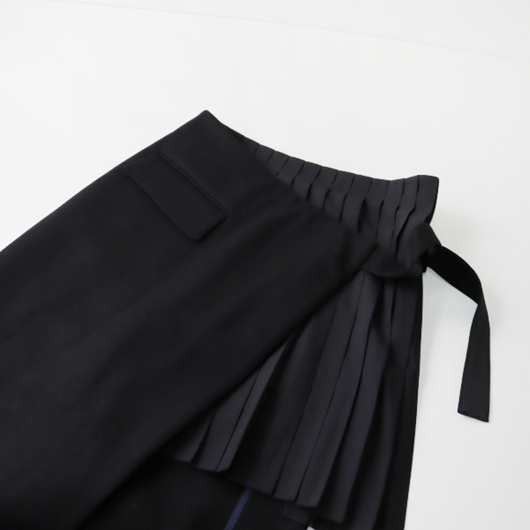 sacai - 美品 2022AW Sacai サカイ Wool Melton Skirt ウールメルトン
