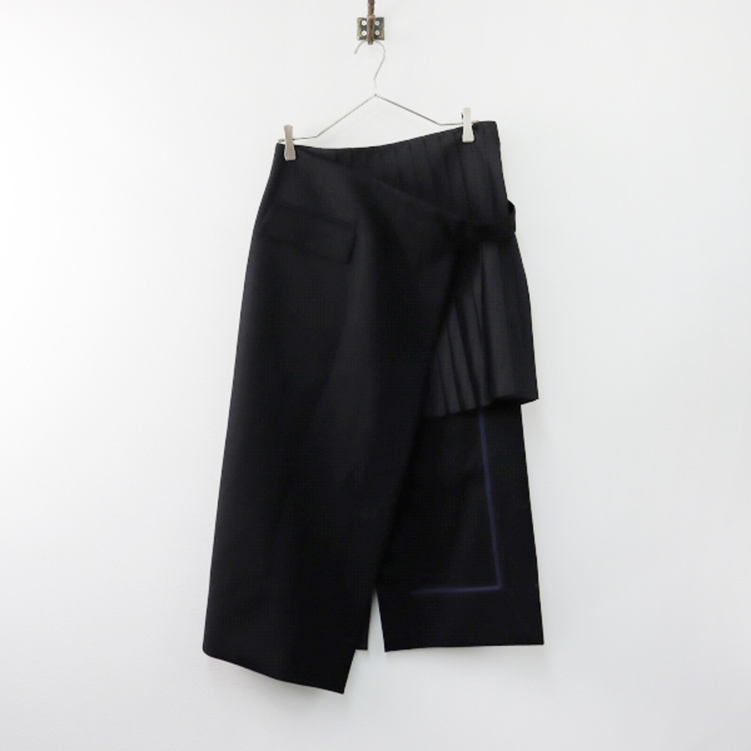 sacai - 美品 2022AW Sacai サカイ Wool Melton Skirt ウールメルトン