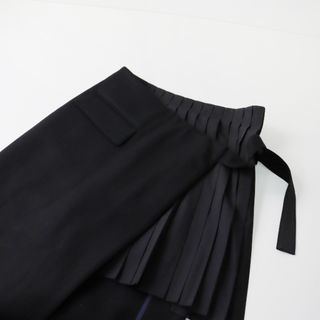 新品未使用sacai メルトンデニム ロングスカート