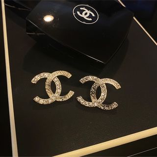 シャネル(CHANEL)のCHANEL ピアス⭐︎ダイヤ(ピアス)