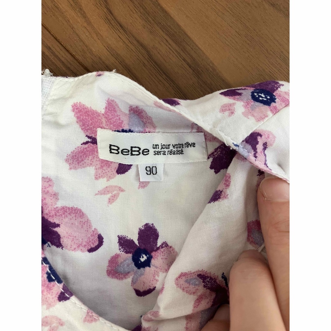 BeBe(ベベ)のbebeワンピース　ジルスチュアートノースリーブ キッズ/ベビー/マタニティのキッズ服女の子用(90cm~)(ワンピース)の商品写真