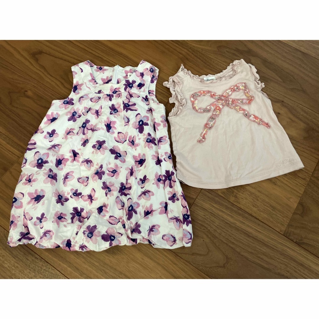 BeBe(ベベ)のbebeワンピース　ジルスチュアートノースリーブ キッズ/ベビー/マタニティのキッズ服女の子用(90cm~)(ワンピース)の商品写真