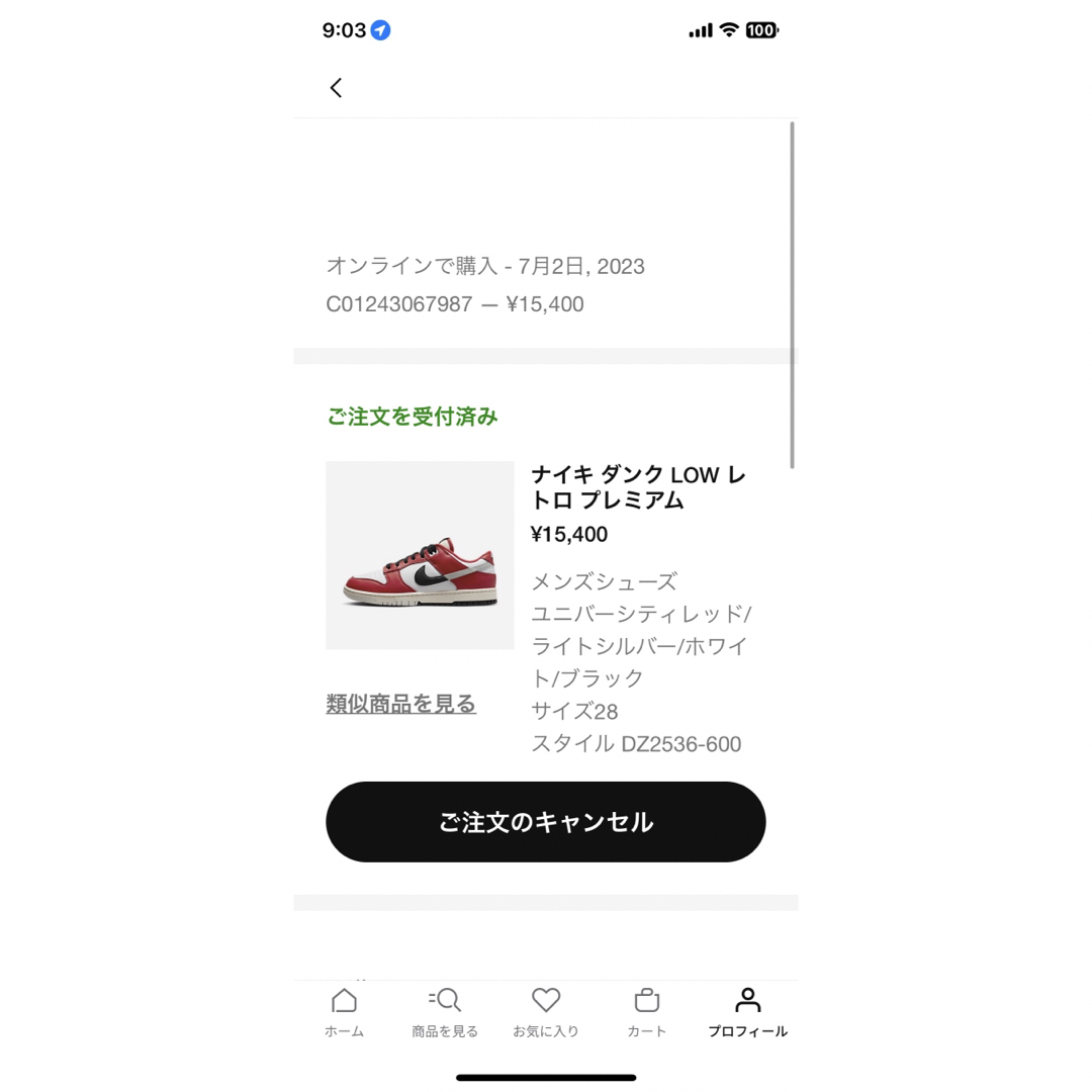 Nike Dunk Low Retro Chicago Split シカゴ　28 1