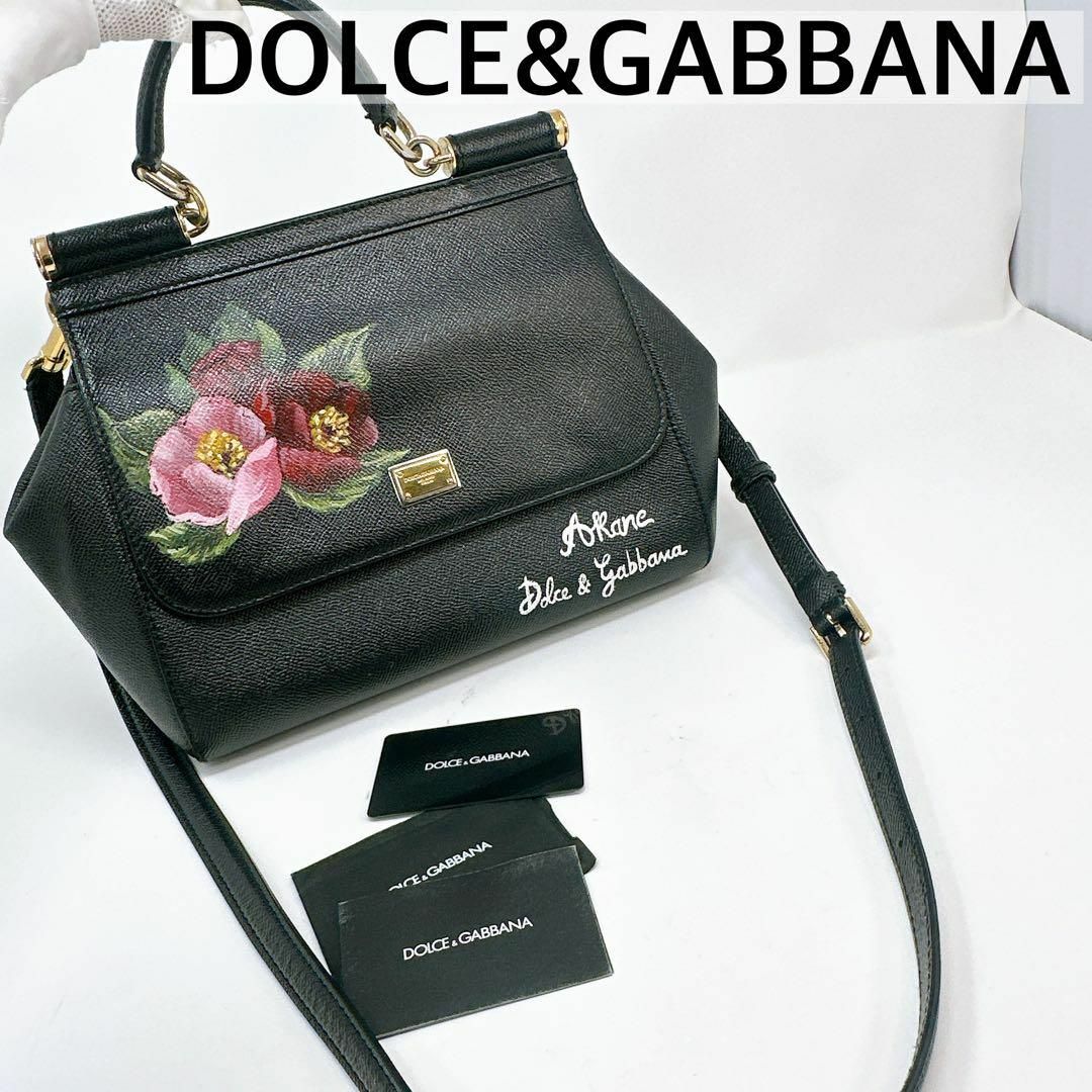 DOLCE&GABBANA - ドルチェ＆ガッバーナ レザー シシリー 花柄 2WAY ...