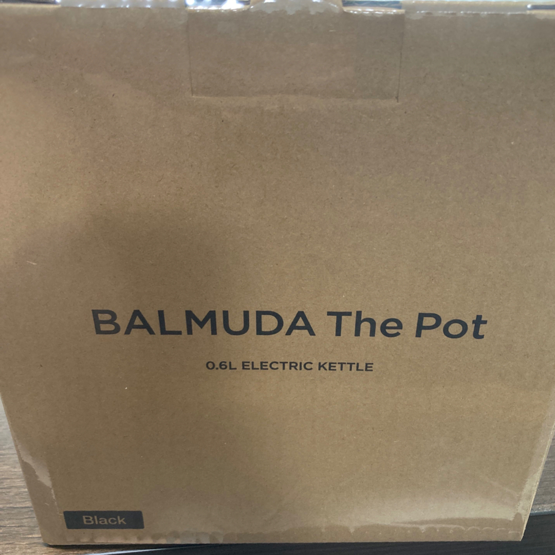 BALMUDA 電気ケトル The Pot ブラック K07A-BK