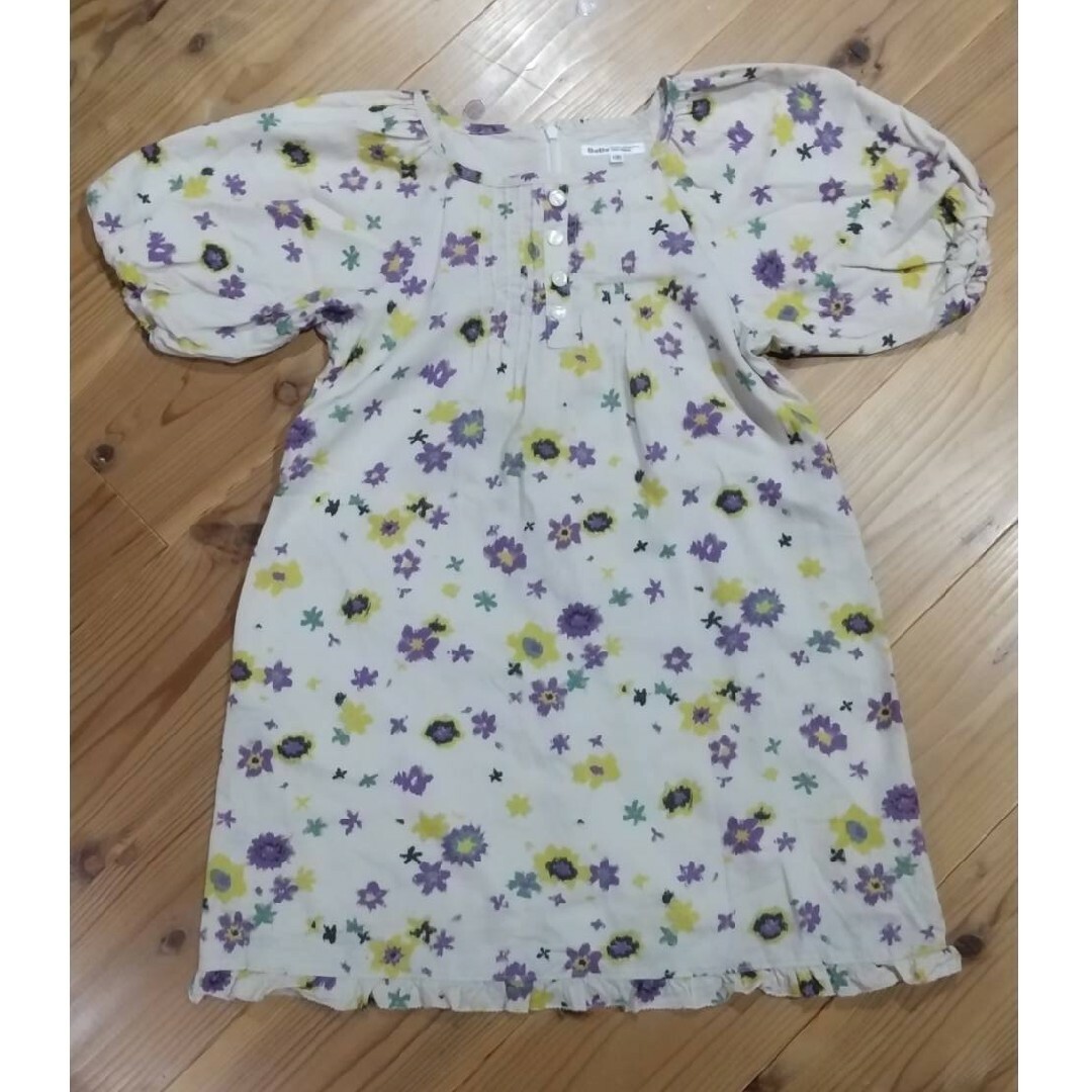 BeBe(ベベ)の女の子 BeBeワンピース(130夏服) キッズ/ベビー/マタニティのキッズ服女の子用(90cm~)(ワンピース)の商品写真