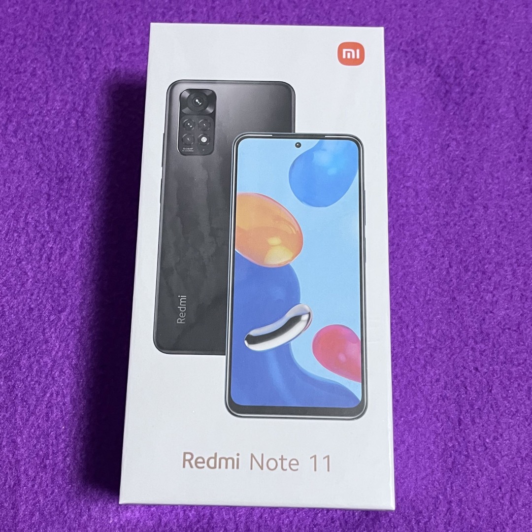 android未開封　Xiaomi Redmi Note 11 64GB グラファイトグレー