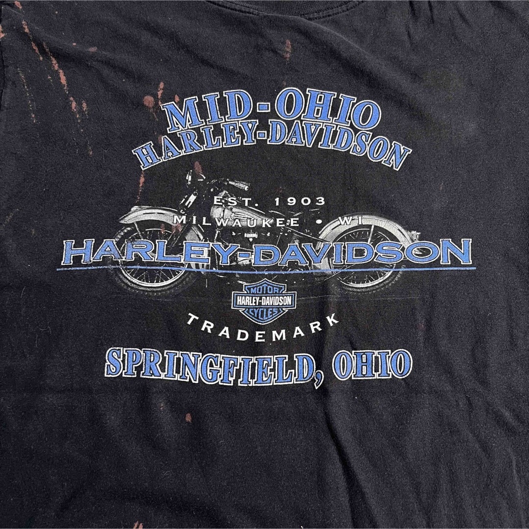 90S vintage Harley Davidson ダメージ ボロ TEE-eastgate.mk