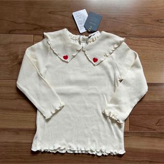 バースデイ - ホワイト 90サイズ ハートテレコトップス cottoli コトリ