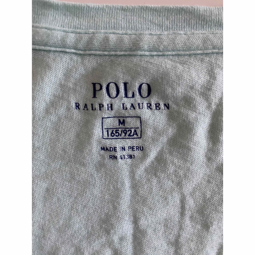 POLO RALPH LAUREN(ポロラルフローレン)のラルフローレン 半袖 Tシャツ M ミントグリーン レディース レディースのトップス(Tシャツ(半袖/袖なし))の商品写真