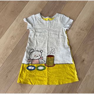 グラニフ(Design Tshirts Store graniph)のしろくまちゃん　ホットケーキ　ワンピース　110(Tシャツ/カットソー)