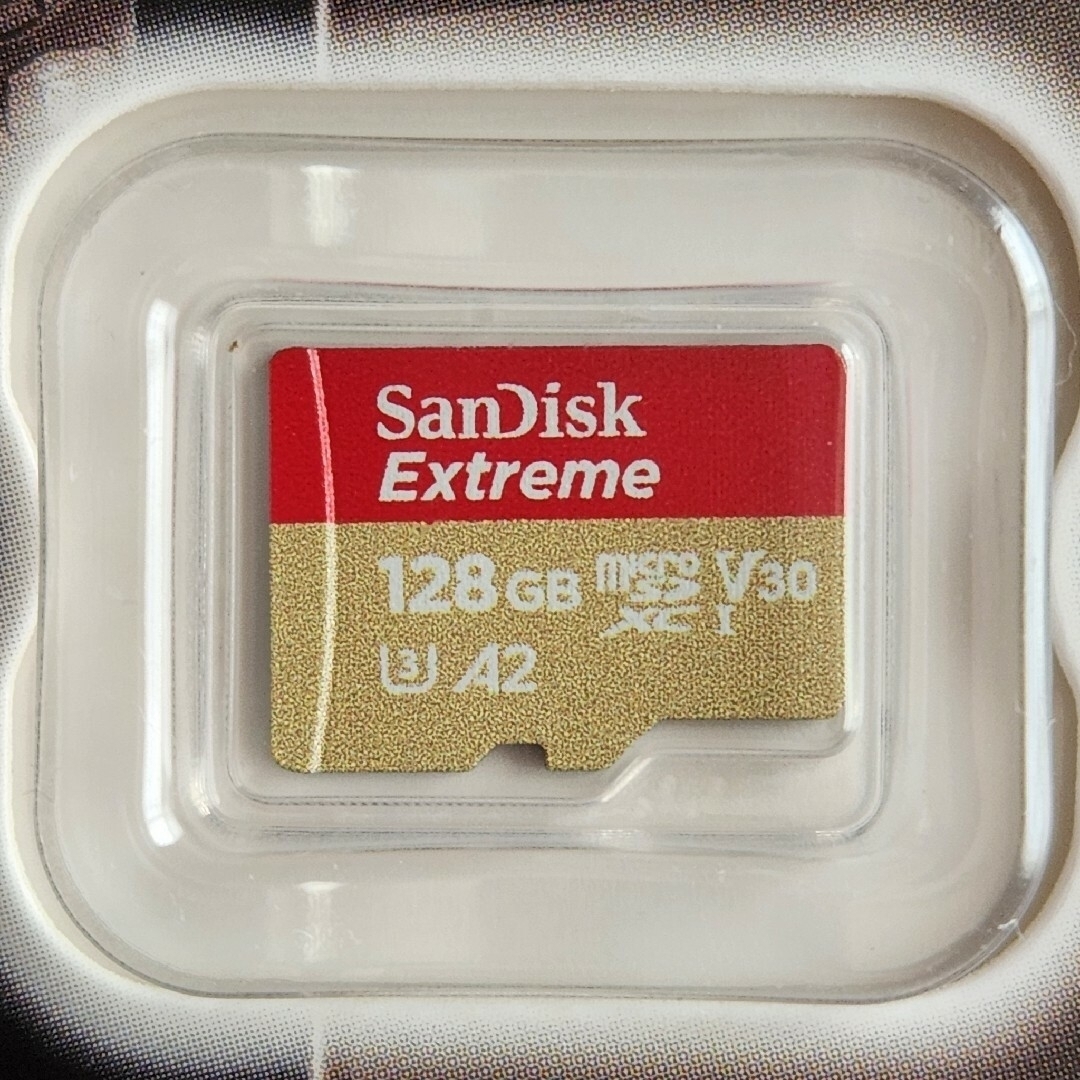 SanDisk(サンディスク)の【新品未開封】サンディスク マイクロSDカードA2 SanDisk 128GB スマホ/家電/カメラのスマホ/家電/カメラ その他(その他)の商品写真