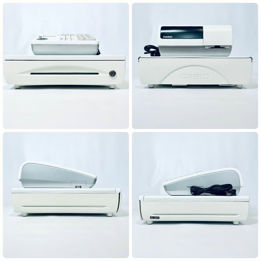 【店名ロゴ作成無料!・美品・SDカード付】CASIO電子レジスター TE-400