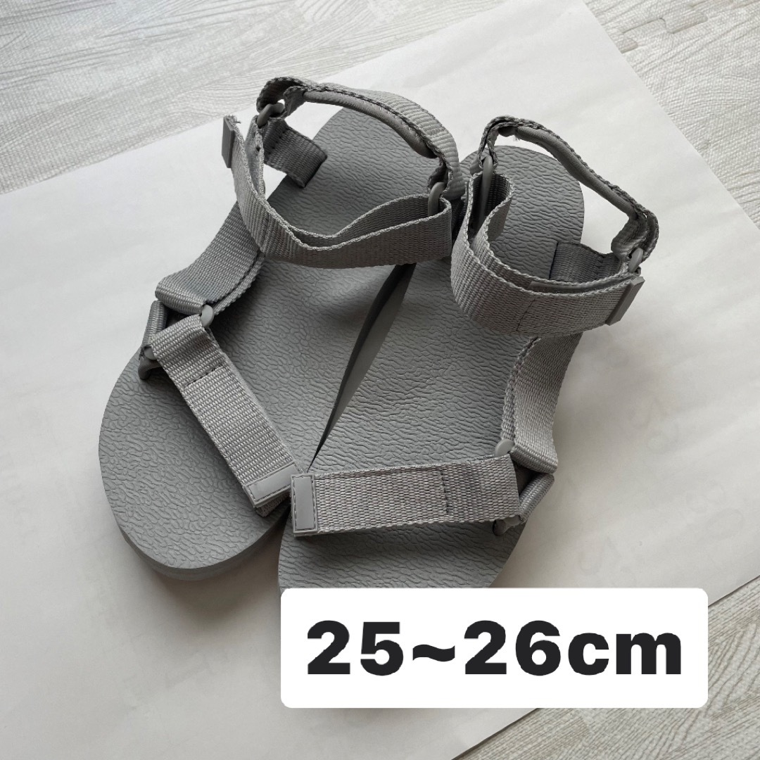 【やや汚れあり】グレースポーツサンダル 25~26cm 夏 メンズの靴/シューズ(サンダル)の商品写真