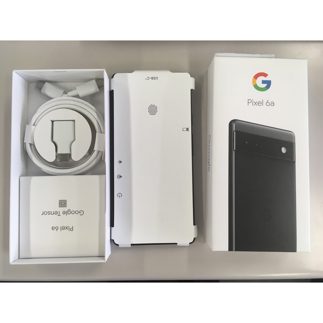 スマートフォン/携帯電話新品　Google Pixel 6a 128GB charcoal（黒）