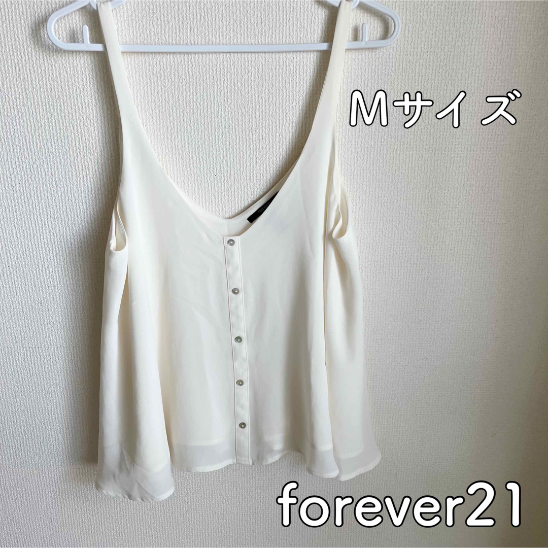 FOREVER 21(フォーエバートゥエンティーワン)のforever21 クロップドタンクトップ レディースのトップス(タンクトップ)の商品写真