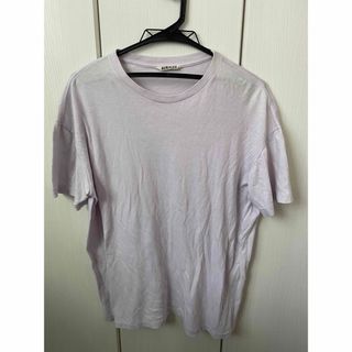 オーラリー(AURALEE)の［再値下げ］オーラリー Tシャツ パープル Mサイズ(Tシャツ/カットソー(半袖/袖なし))