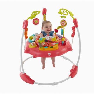 フィッシャープライス(Fisher-Price)の【美品】Amazon限定 フィッシャープライスジャンパルー ピンクフラワー (その他)