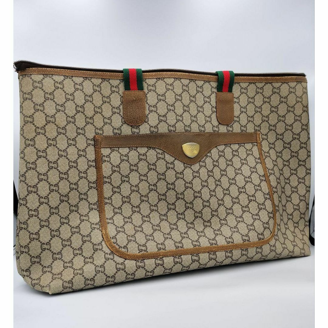 【美品】GUCCI オールドグッチ GGプラス トートバッグ | フリマアプリ ラクマ